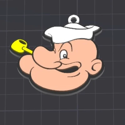 Móc Khóa / Mặt Dây Chuyền Nhân Vật Hoạt Hình Popeye