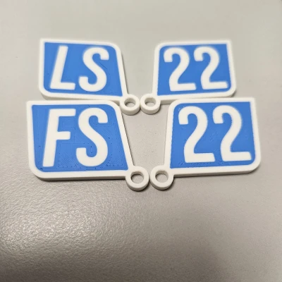 Móc Khóa Farming Simulator 22 FS22 / Landwirtschaftsimulator 22 Schlüsselanhänger LS22