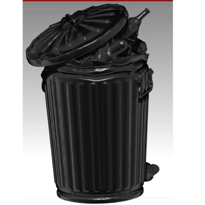 THÙNG RÁC ĐẦY ĐỦ