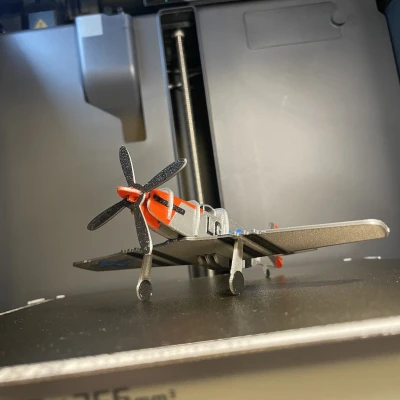 Mô hình P-51D Mustang Kit Card