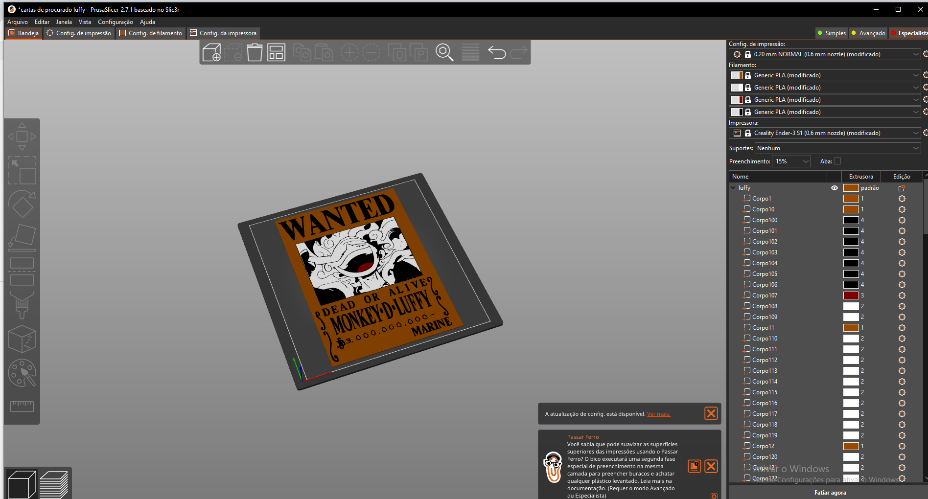 Tấm Poster Truy Nã Luffy