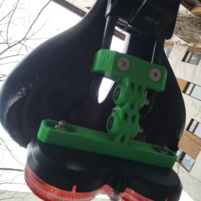 Giá đỡ đèn xe đạp gắn yên tương thích GoPro