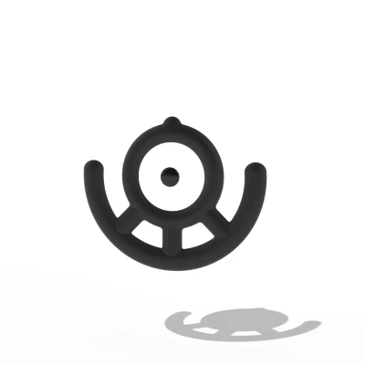 Mô Hình 3D Pokémon Unown U