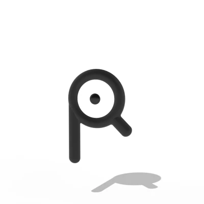 Mô Hình Pokémon Unown R