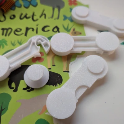 Chốt khóa an toàn cho ngăn kéo - Khung bảo vệ trẻ em