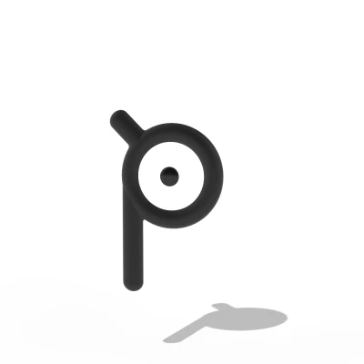 Mô Hình Pokémon Unown P