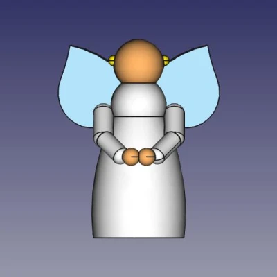 Thiên Thần Giáng Sinh Để Tô Màu