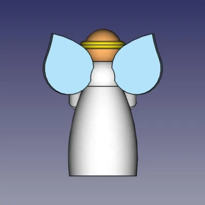 Thiên Thần Giáng Sinh Để Tô Màu