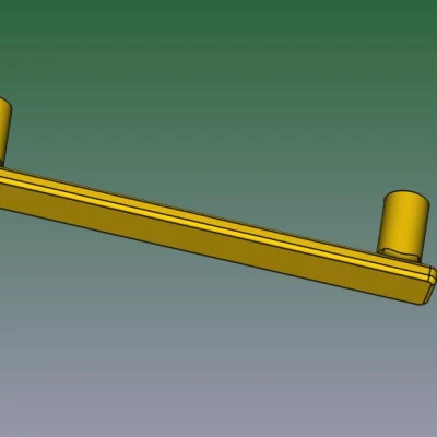 Tay Nắm Tủ Bếp Griff-95-d3 V1 - Thiết Kế Đơn Giản