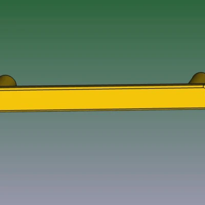 Tay Nắm Tủ Bếp Griff-95-d3 V1 - Thiết Kế Đơn Giản