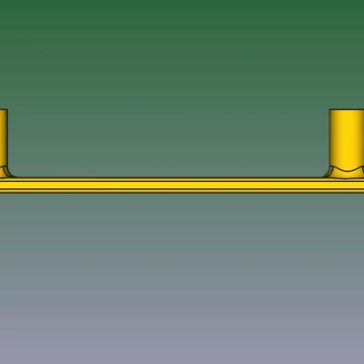 Tay Nắm Tủ Bếp Griff-95-d3 V1 - Thiết Kế Đơn Giản
