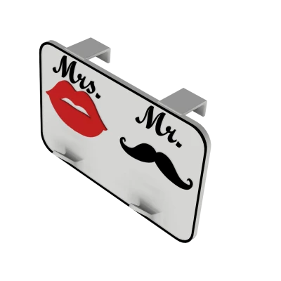 Móc Treo Cửa Cô Dâu Chú Rể (Mrs & Mr)