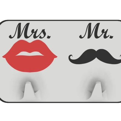 Móc Treo Cửa Cô Dâu Chú Rể (Mrs & Mr)