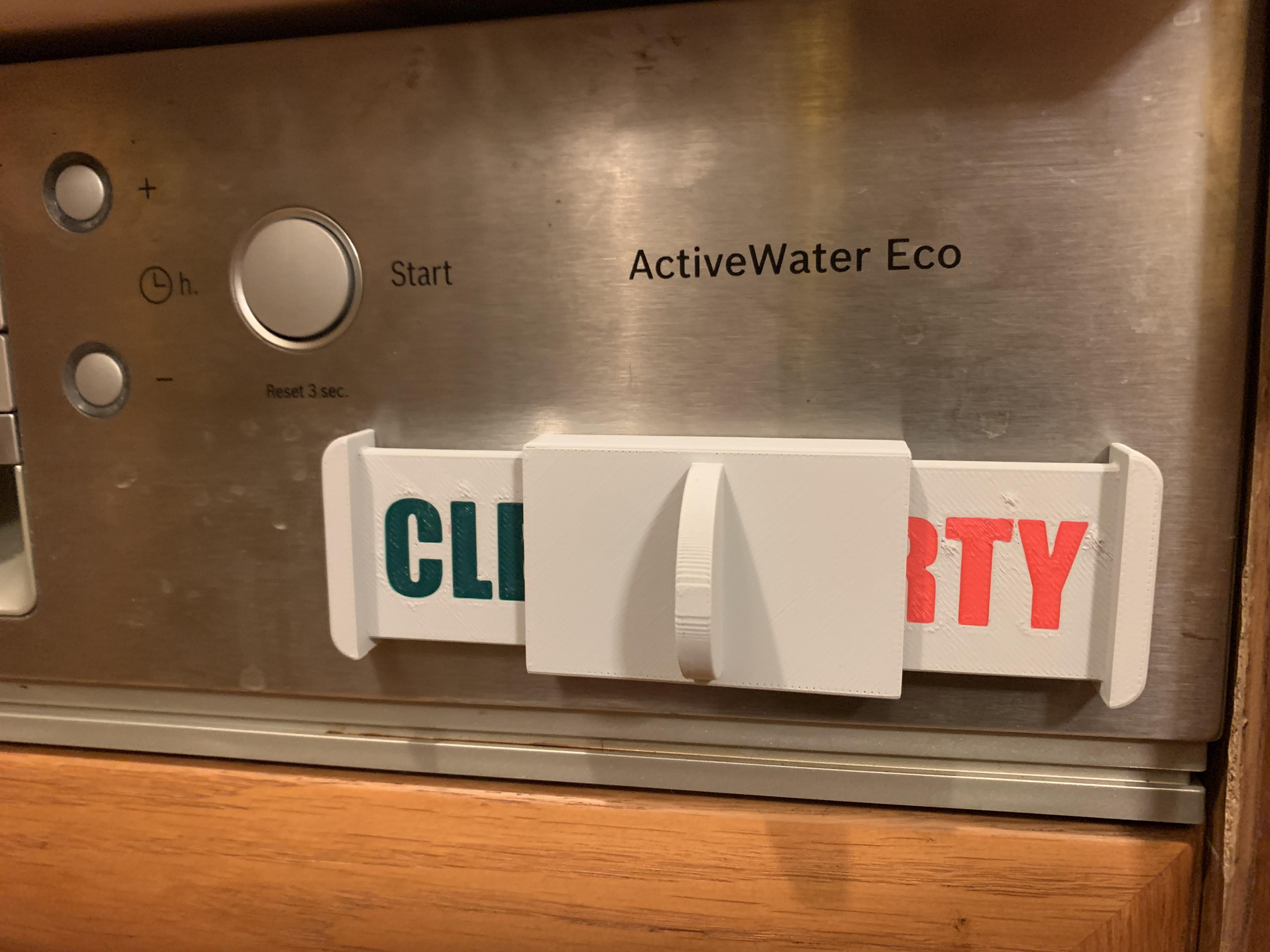 Biển Báo Tình Trạng Máy Rửa Bát (Phiên Bản MMU Có Nam Châm Tùy Chỉnh)