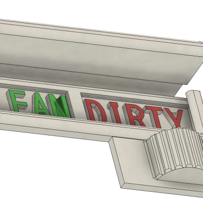 Biển báo máy rửa chén nằm ngang