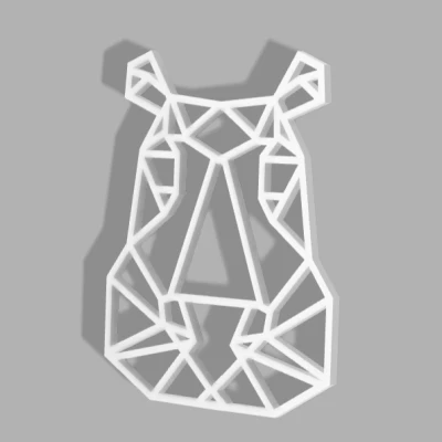 Tượng Hà Mã Hình Học