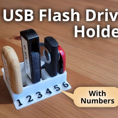 Hộp Đựng USB Flash Drive Có Số