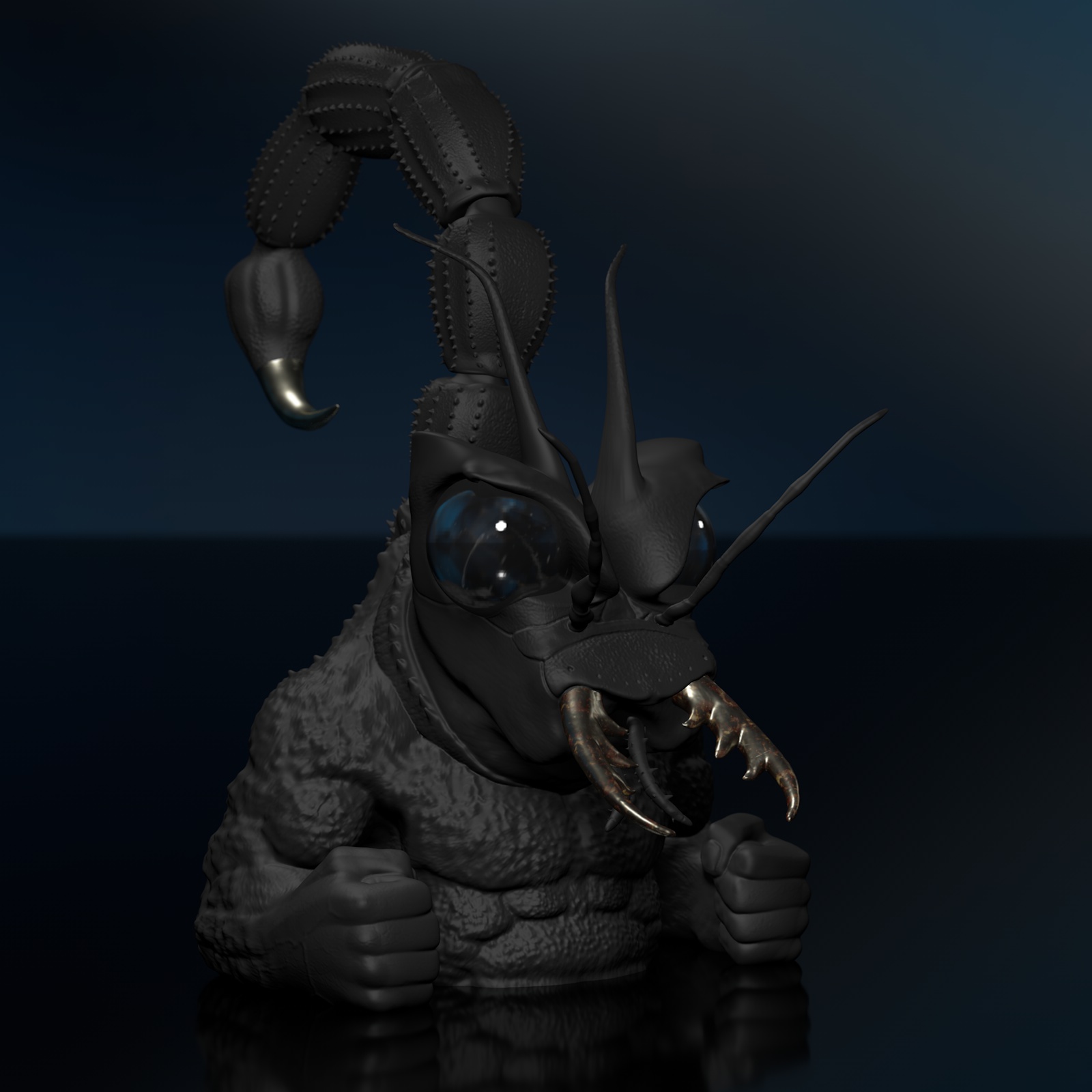 Mô Hình In 3D Bọ Cạp - Dozer - Fantasy Phức Tạp