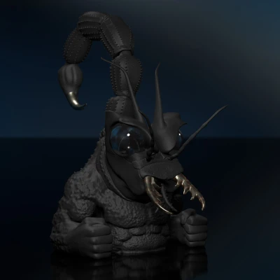 Mô Hình In 3D Bọ Cạp - Dozer - Fantasy Phức Tạp