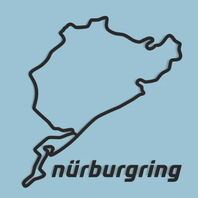 Mô hình đường đua Nurburgring