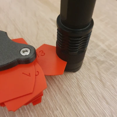 Thước Đo Bán Kính 1-25mm | Radius Gauge (M4)