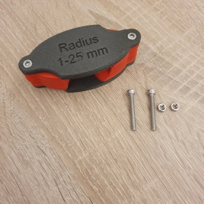 Thước Đo Bán Kính 1-25mm | Radius Gauge (M4)