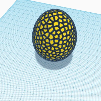 Trứng Phục Sinh Voronoi