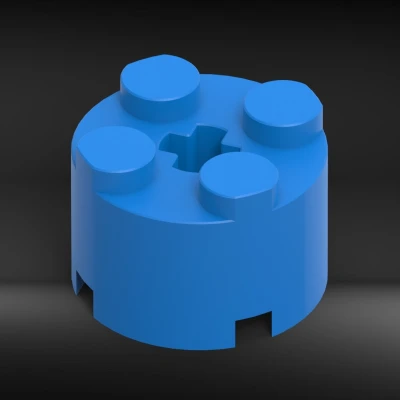 LEGO - ID 3941 - Viên Gạch Tròn 2x2 - Bộ Phận Thay Thế