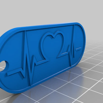 Móc khóa nhịp tim