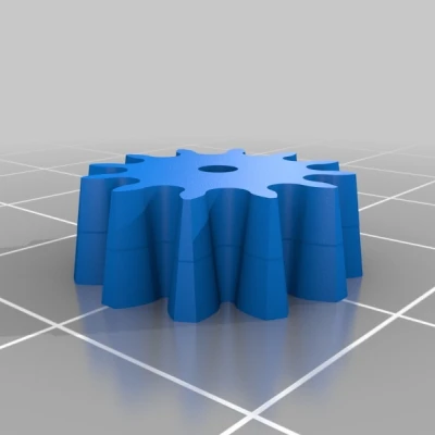 Càng gắp cho robot có bánh răng 90 độ