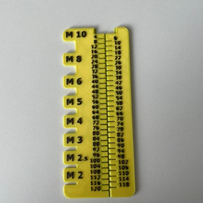 Dụng cụ đo ốc, M2-M10, 4-120mm