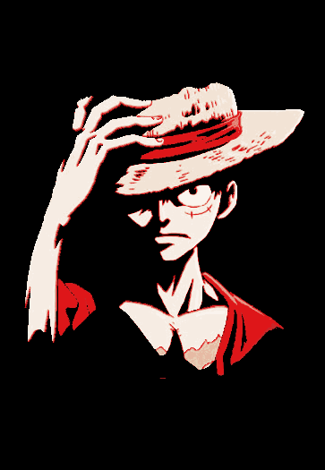 Khung Hình Monkey D Luffy - Hueforge