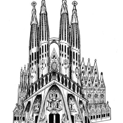Sagrada Familia - Hueforge
