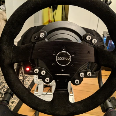 Nắp nút cho vô lăng Thrustmaster R 383 Sparco Rally