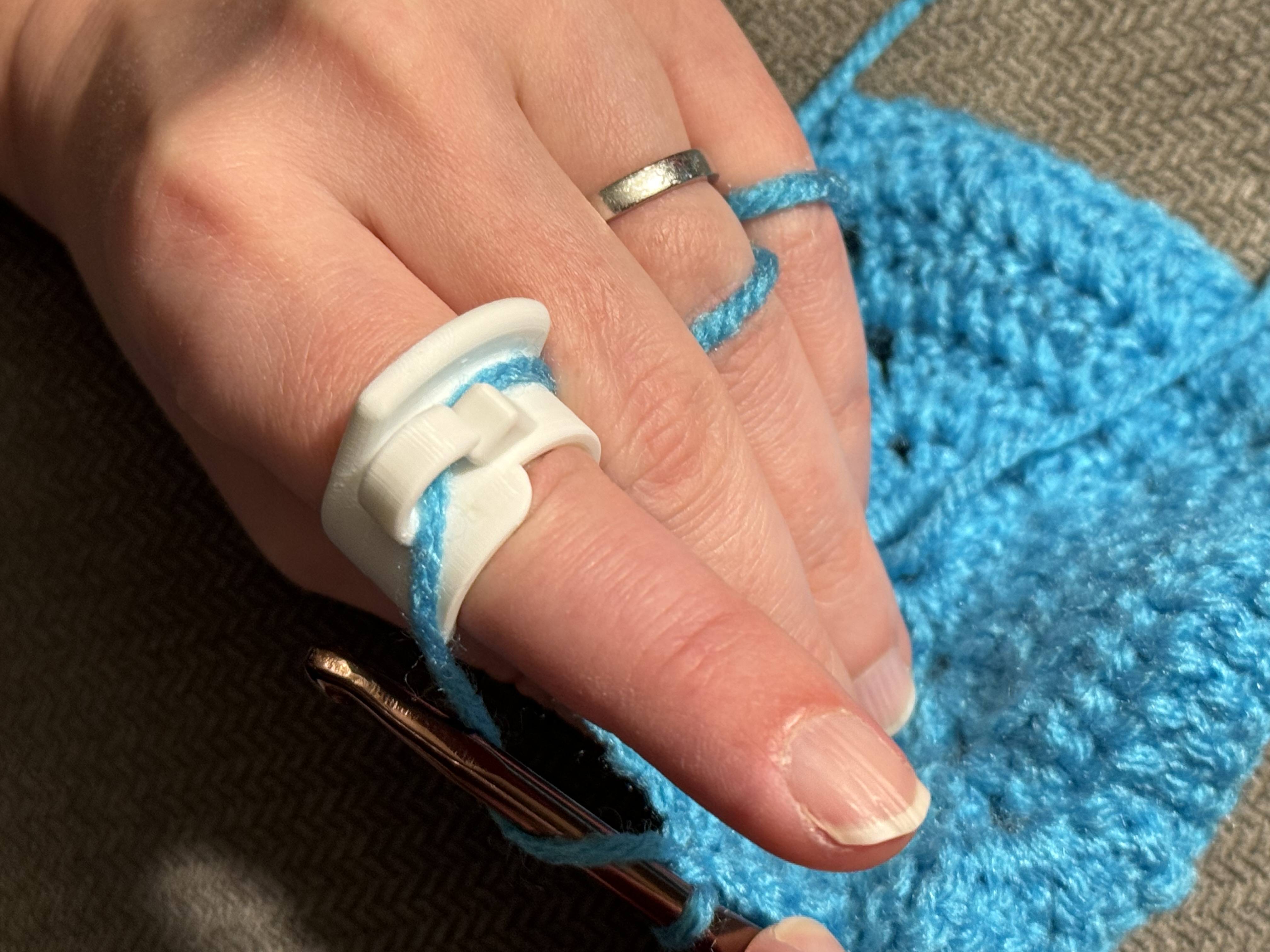 Nhẫn móc len (có thể tùy chỉnh tham số)