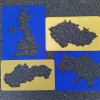 Bản đồ rỗng Vương quốc Anh, Ukraine, Cộng hòa Séc, Slovakia, Thụy Sĩ, Áo - Thumbnail 1