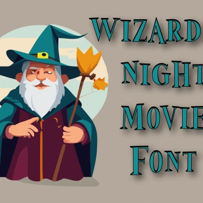 Đêm Phù Thủy - Font Chữ Phim Bí Ẩn