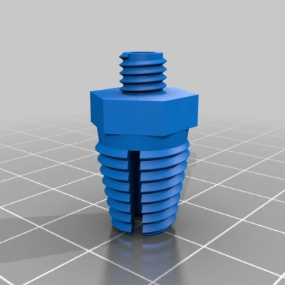 Cái nối ống Bowden ren côn cải tiến PC4-M6