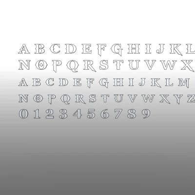 Font Chữ Thần Chiến Tranh (God Of War Font)