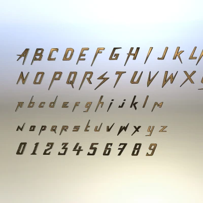 Font Chữ Máy Game Thùng