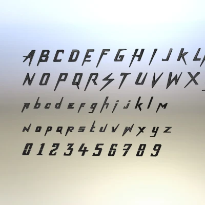 Font Chữ Máy Game Thùng