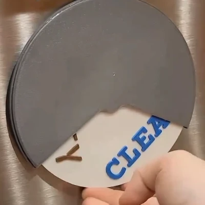 Biển Báo Chống Rửa Chén Đĩa Quay Quay