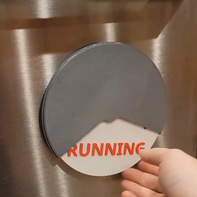 Biển Báo Chống Rửa Chén Đĩa Quay Quay