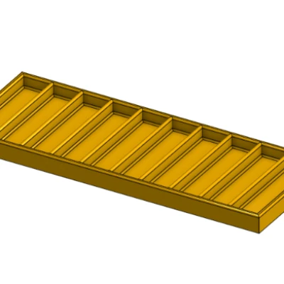 Hộp Đựng Điện Trở 10 & 5 Khe (18cm x 6.8cm)