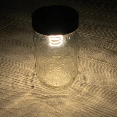 Đèn Lồng Lọ Thủy Tinh Sợi Xoắn Ốc