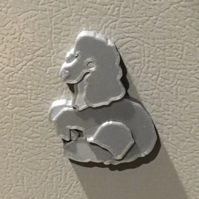 Nam Châm Hình Poodle