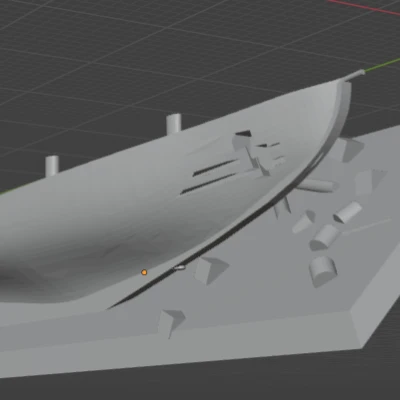 Tàu Đắm Cho Bể Cá