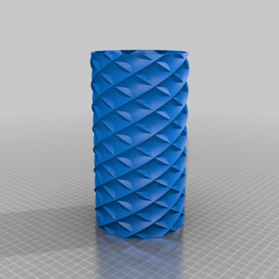 Mẫu Bình Hoa (Vase) Xoắn Ốc Độc Đáo