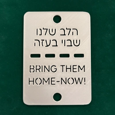 Móc Khóa "Bring Them Home Now"