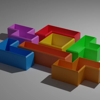 Khuôn Cắt Bánh Hình Tetris